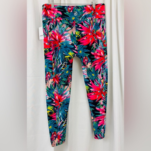 JOSIE NATORI - Solstice - Trellis Wave Track Leggings. XL.   NWT - Picture 4 of 10